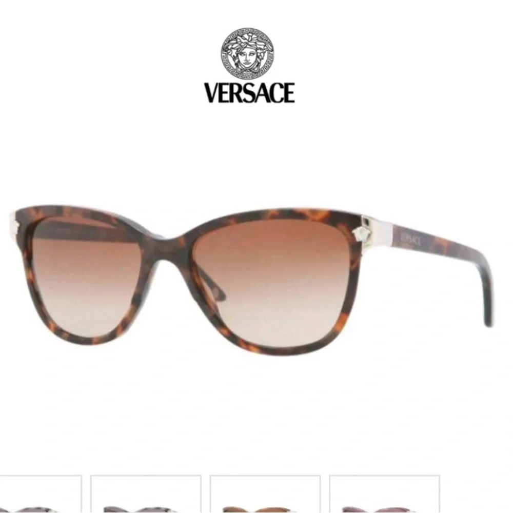 Versace Tortose Sunglasses with Brown Gradient Lenses - Picture 1 of 12